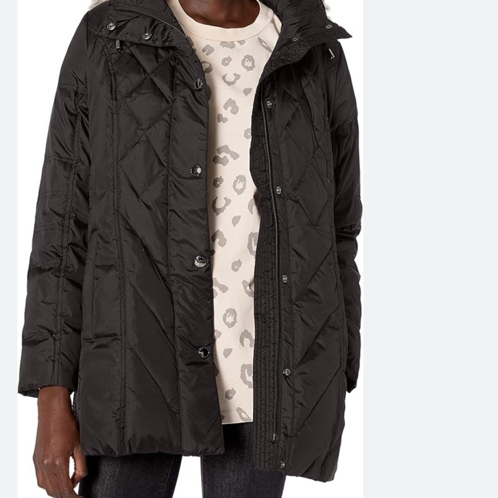 London Fog Geraldine Women's Packable Down Quilted Coat Jacket size medium